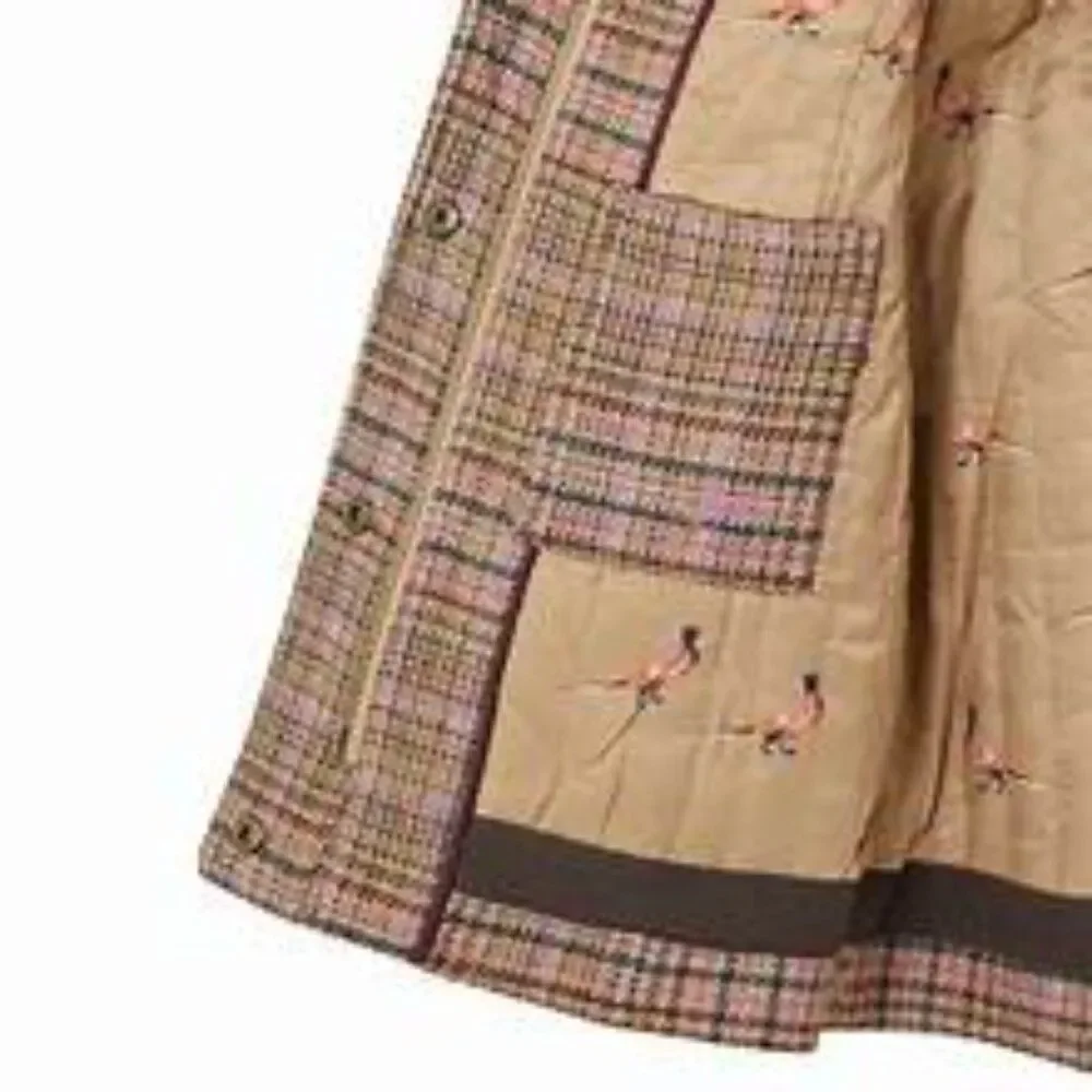 Joules Fieldcoat pink tweed jacket - Picture 7 of 9